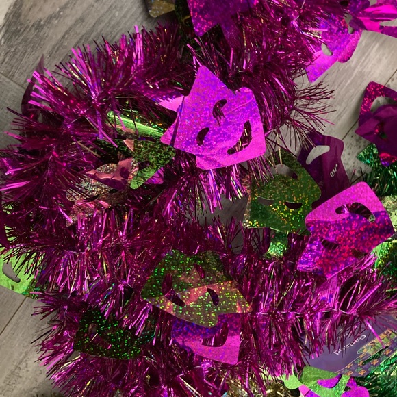 NWT 9ft Mardi Gras Mask Faces Party Fun Garland - Picture 6 of 6